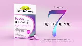 Nature’s Way Beauty Ultimate 7  Target the 7 Signs of Ageing from Within [upl. by Cassiani]