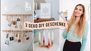 3 Weihnachten DIY Geschenke amp Deko Ideen zum selber machen  ImJette [upl. by Aikar781]