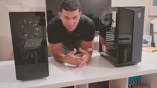 Comparing Nzxt H510 Elite VS MSI Gungnir 110R Gaming Cases [upl. by Cale]