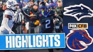 Nevada Wolf Pack vs No 12 Boise State Broncos Highlights  FOX College Football [upl. by Kulsrud]