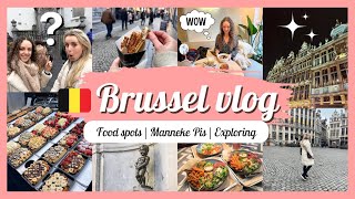 Een dag naar BRUSSEL 🇧🇪  Leukste FOOD spots MANNEKEN PIS shoppen 🛍️ 🍽️  Travelling Sisters [upl. by Nosnor458]