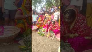 Mathe daura uthai ke chhath chhathpuja viral trending trendingshorts [upl. by Noicpecnoc]