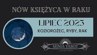 TAROT  NÓW W RAKU  2023 KOZIOROŻEC RYBY RAK  NÓW LIPIEC [upl. by Worlock]