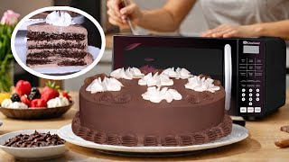 Best Black Forest Cake Recipe in Dawlance Microwave Oven DW 259C by My Favorite Ingredients [upl. by Eisak]