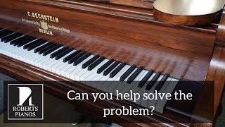 Can you help solve the problem Extremely heavy action on fully restored Bechstein IV [upl. by Naitirb]