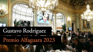 Gustavo Rodríguez gana el Premio Alfaguara 2023 [upl. by Ssidnak]