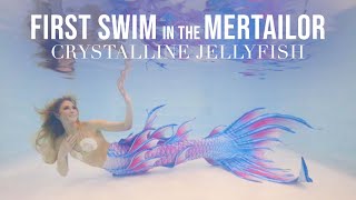 First Swim in the Mertailor quotCrystalline Jellyfishquot Whimsy Tail for the Fantasea Fin Three [upl. by Andris]