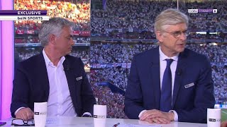 Jose Mourinho and Arsene Wenger are left STUNNED by Liverpool fans anthem Youll Never Walk Alone [upl. by Schoening]