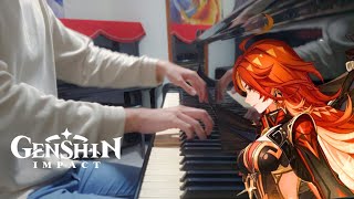 Natlan  The Ode of Resurrection  Genshin Piano Cover  Sheet [upl. by Araccat]