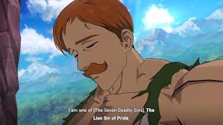 ESCANOR VS GALAND FULL FIGHT SEVEN DEADLY SINS [upl. by Boccaj]