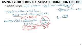 Numerical Methods Lec09 Ch04 Truncation Errors5 Taylor Series for Truncation Error [upl. by Enohsal]