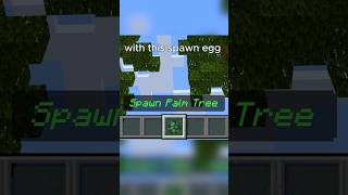 Palm Tree Spawn Eggs in Vanilla Minecraft  Command Creation minecraft [upl. by Zwiebel746]