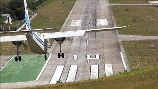 Dangerous Airport St Barth Landings and Departures  HD [upl. by Eliott]