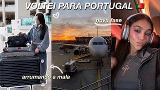 VIAJANDO PARA PORTUGAL  10 horas no avião 🇵🇹 [upl. by Shel]