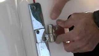 How to install Companionway Doors on Catalina MII sailboats with steel guides [upl. by Jaclin772]