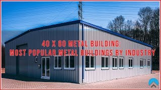 40 x 80 Metal Building [upl. by Atcliffe]