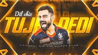 Dil Cheez Tujhe dedi x Virat Kohli 🔥 • Beat Sync • Virat cricketerstrending [upl. by Gnilyarg]