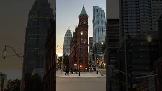 Flatiron Building  Toronto Landmark Canada 🇨🇦 [upl. by Gilbart359]