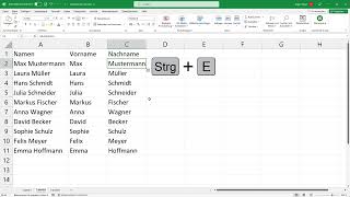 Excel Datenreihen automatisch ausfüllen Blitzvorschau benutzerdefinierte Listen bearbeiten [upl. by Wappes]