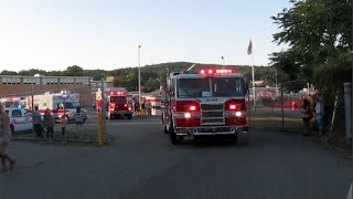 Apparatus Leaving the 2015 Boonton NJ Annual Labor Day Firemans Parade [upl. by Schoenfelder530]