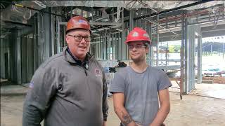 Morris County Vocational School Graduates Help Construct New Career Training Center at CCM [upl. by Areivax946]