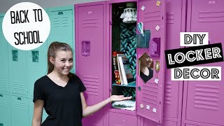 Back To School DIY Teen Locker Decor For High School [upl. by Abagael284]