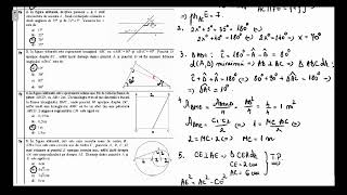 Evaluare nationala 2022  Matematica Clasa a 8aTeste de antrenament  Test 5  2021 – Sub I si II [upl. by Rehptosirhc]