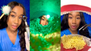 ASMR Getting Something Out Of Your Ears Eyes and Mouth 👂👀👄🤏🏽 ASMR School Nurse Roleplay [upl. by Notneiuq459]