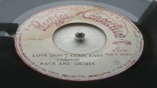 Rags amp Riches  You Cant Hurry Love  reggae connection Supremes [upl. by Ennovihs27]