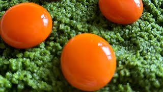 Wild garlic salt and cured egg yolk recipe 🍃 [upl. by Sihunn]