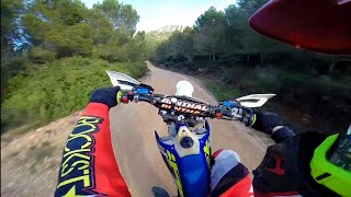 Sherco 300 sef factory test go pro hero on board ✊💨💨 [upl. by Enyamert356]