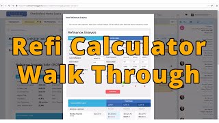 Refinance Calculator Walk Through  Show Refi Savings To Your Borrowers  BNTouch Mortgage CRM [upl. by Dnar293]