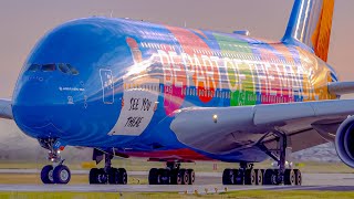 55 AIRCRAFT from CLOSE UP  A380 B747 A350 B777 B787 A330  Melbourne Airport Plane Spotting [upl. by Alissa]