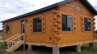 A Mobile Log Cabin With A Cozy Interior [upl. by Ahk]