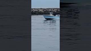 Jones Brothers boat on the calm Inlet East Coast  Point Pleasant Beach New Jersey [upl. by Malha]