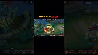 Funny Chou moment 🤣 mobilelegends chou [upl. by Tavish]