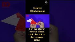 Origami Dilophosaurus shorts [upl. by Enavi636]