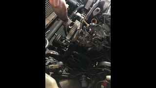 how to install timing gear and timing belt on mitsubishi 4d56 16 valve strada triton [upl. by Tongue]