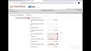LLENADO DE DECLARACIÓN PROVISIONAL CON ACTIVIDAD EMPRESARIAL Y RETENCIÓN DE SALARIOS [upl. by Nnailuj]