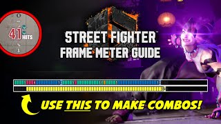 InDepth Explanation On How To Use The Frame Meter To Create Combos [upl. by Eerual]