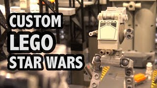 LEGO Star Wars ATST Walker Hangar  Bricks Cascade 2018 [upl. by Haem]