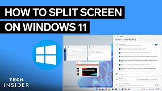 How To Split Screen In Windows 11 [upl. by Bouley110]