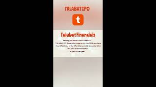 Talabat IPO  UAE Stock Market  DFM IPO  Is it Worth Buying Talabat IPO [upl. by Dimond]