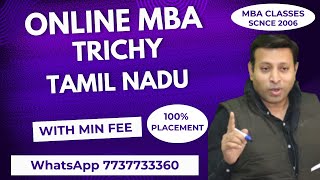 ONLINE MBA COLLEGE IN TRICHY  DISTANCE MBA COLLEGE IN TRICHY 2025  ADMISSION  FEE [upl. by Alethea724]