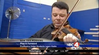 NBC4 features ProMusicas Play Us Forward 12112015 [upl. by Olegna121]