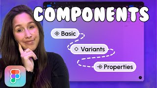 Figma Components 101  Learn about Variants and Components Properties  Figma tutorial [upl. by Caril]