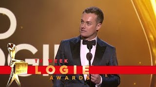 Grant Denyer wins the Gold Logie  TV Week Logie Awards 2018 [upl. by Lacee267]