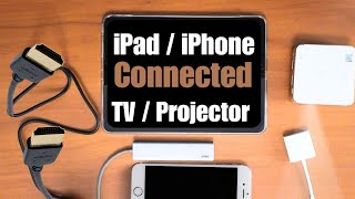 Easy way to connect iPad to a TV or projector using HDMI [upl. by Sorgalim]