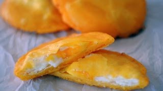 COLOMBIAN AREPA DE HUEVO  How To Make An Egg Stuffed Arepa  SyS [upl. by Imak975]