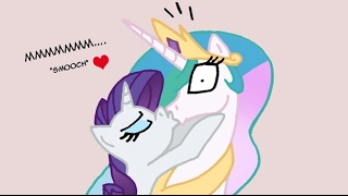 MLP Comic Dub Thankful Rarity saucy comedy  RarityCelestia [upl. by Aleciram]